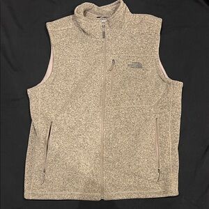 The North Face Beige Fleece Vest